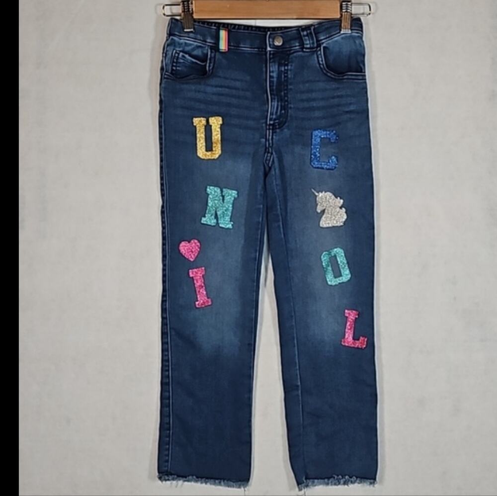 365 Kids Garanimals Girls Unicorn Patch Jeans